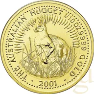 1/10 Unze Goldmünze Australien Känguru 2001