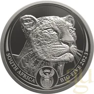 1 Unze Platinmünze Südafrika Big Five Leopard 2023 proof