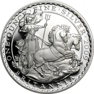 1 Unze Silbermünze Britannia 2009