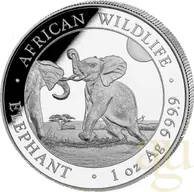 1 Unze Silbermünze Somalia Elefant 2024