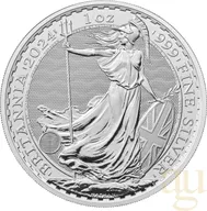 1 Unze Silbermünze Britannia 2024