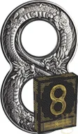 2 Unzen Silbermünze Australien Figure 8 Drache 2018 Antik Finish