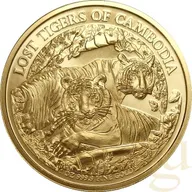 1 Unze Goldmünze Kambodscha Lost Tigers 2024