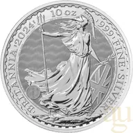 10 Unzen Silbermünze Britannia 2024