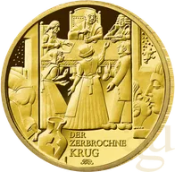 1/2 Unze Goldmünze - 100 Euro Meisterwerke der deutschen Literatur - Der zerbrochne Krug 2024 (A)