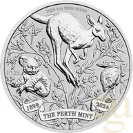 1 Unze Silbermünze Australien 125 Jahre Perth Mint 2024
