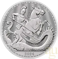 1 Kilogramm Silbermünze St. George and the Dragon 2024