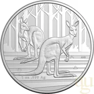 1 Unze Silbermünze Australien Känguru 2024 (RAM)