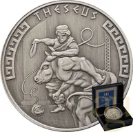 1 Unze Silbermünze Niue Heroes of Greek Mythology - Theseus 2024 - Antik Finish