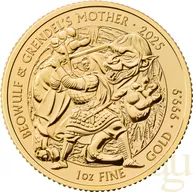 1 Unze Goldmünze Myths and Legends - Beowulf and Grendel's Mother 2025