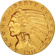 5$ Goldmünze Indianer