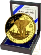 1 Unze Goldmünze Somalia Elefant 2025 - WMF Berlin