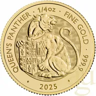 1/4 Unze Goldmünze Tudor Beasts Queen´s Panther 2025