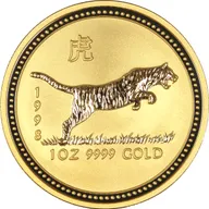 1/10 Unze Goldmünze Australien Lunar I Tiger 1998
