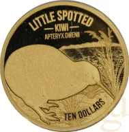 1/4 Unze Goldmünze Neuseeland Kiwi 2018 - polierte Platte