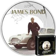 1 Unze Silbermünze Tuvalu James Bond 007 - Sean Connery - coloriert - proof 2024