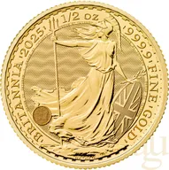 1/2 Unze Goldmünze Britannia 2025