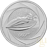 1 Unze Silbermünze Six Decades of 007 - Bond of the 90s - 2025