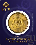 1 Unze Goldmünze EC8 Dominica - Coat of Arms 2024