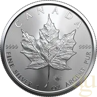 1 Unze Silbermünze Maple Leaf 2022