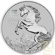 1 Unze Platinmünze Australien Lunar III Pferd 2026