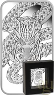 1 Unze Silbermünze Perth Mint Rectangular Dragon 2025 - polierte Platte