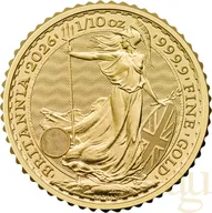 1/10 Unze Goldmünze Britannia 2026