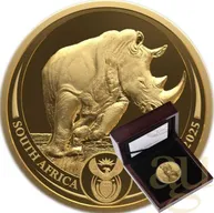 1 Unze Goldmünze Südafrika Big Five Nashorn 2025 proof