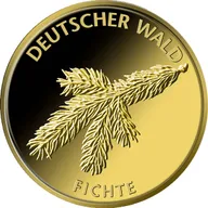 20 Euro Goldmünze Deutscher Wald - Fichte 2012 (A)
