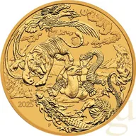 1 Unze Goldmünze Australien Chinese Myths and Legends Four Guardians 2025