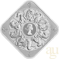 10 Unzen Silberbarren The Royal Mint - Queen's Beasts