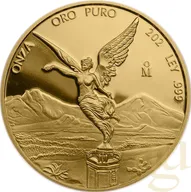 1 Unze Goldmünze Mexiko Libertad 2022 - polierte Platte