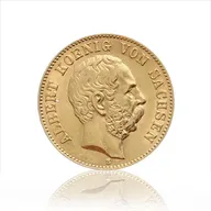 20 Mark Goldmünze Albert König von Sachsen
