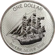 1 Unze Silbermünze Cook Islands Bounty 2018