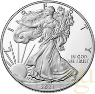 1 Unze Silbermünze American Eagle 2021