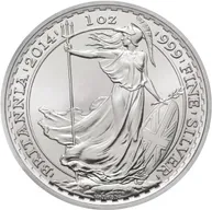 1 Unze Silbermünze Britannia 2014