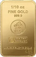 1/10 Unze Goldbarren Heimerle + Meule