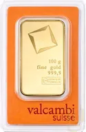 100 Gramm Goldbarren Valcambi