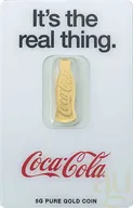 5 Gramm Goldbarren PAMP - Coca Cola 140 Years Anniversary