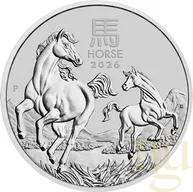10 Kilogramm Silbermünze Australien Lunar III Pferd 2026