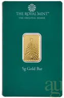 5 Gramm Goldbarren The Royal Mint - Christmas