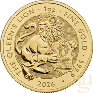 1 Unze Goldmünze Tudor Beasts Queen's Lion 2026