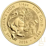 1/4 Unze Goldmünze Tudor Beasts Queen's Lion 2026