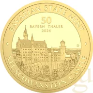 1/2 Unze Goldmünze Bayern Thaler - Schloss Neuschwanstein 2025