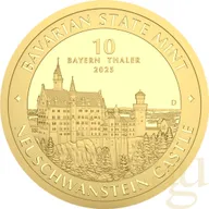 1/10 Unze Goldmünze Bayern Thaler - Schloss Neuschwanstein 2025