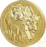1/12 Unze Goldmünze Ruanda Hyäne 2026