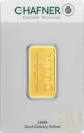 1/2 Unze Goldbarren C. Hafner