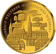 1/2 Unze Goldmünze - 100 Euro Weimar 2006 (A)