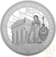 1 Kilogramm Silbermünze Bayern Thaler - 80 Jahre Verfassung 2026 - B