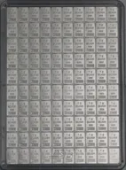 100 x 1g Silber Tafelbarren - Combibarren